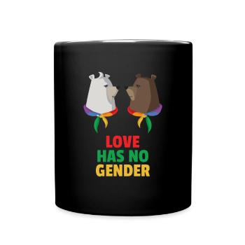 Gay Gay Homo Homoehe Gift - Full Colour Mug - black - Front