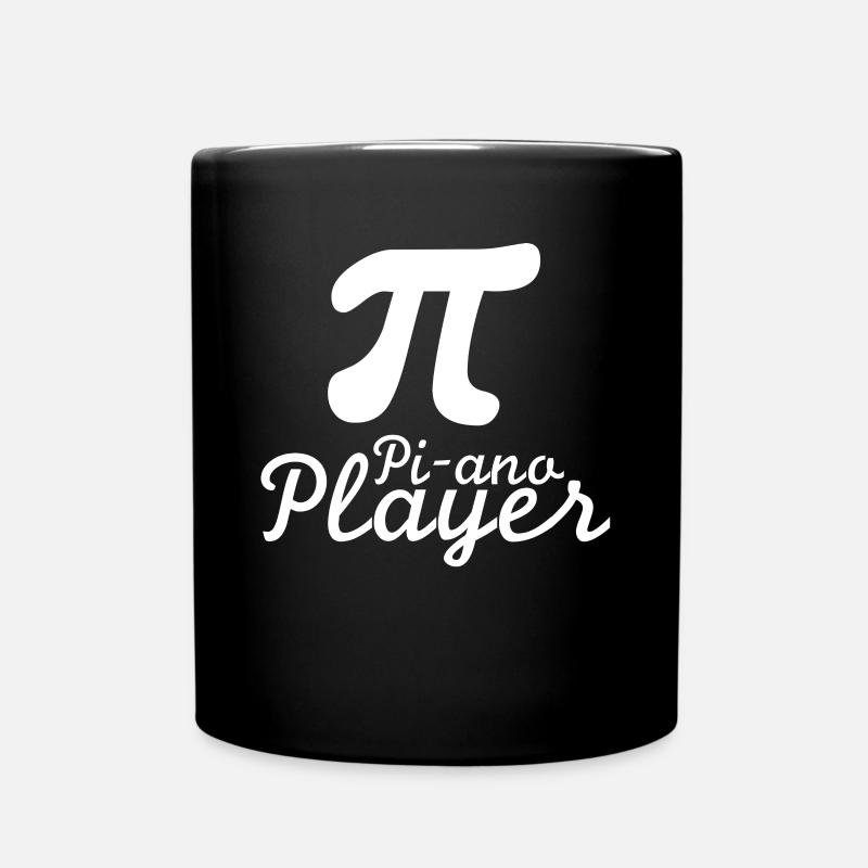 Pi Pi-ano Player - Tasse einfarbig - Schwarz
