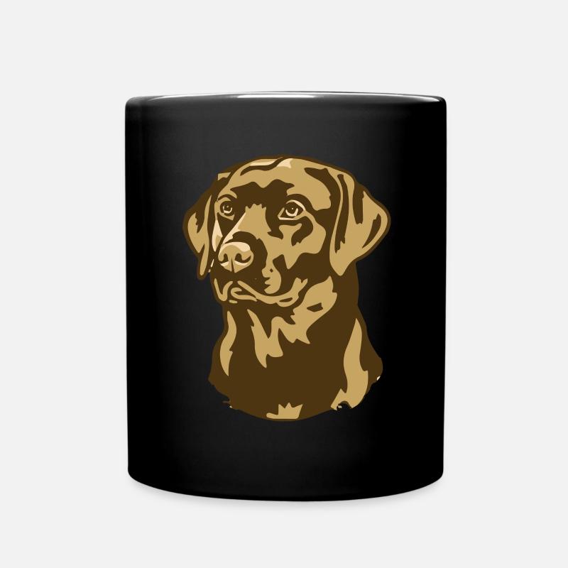 Evolution Of Golden Retrievers - Tasse einfarbig - Schwarz