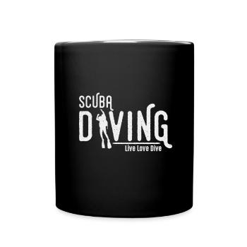 Scuba Diving - Full Colour Mug - black - Front
