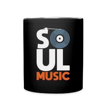 Soul Musik Geschenk Kinder Weihnachten - Tasse einfarbig - Schwarz - Vorne