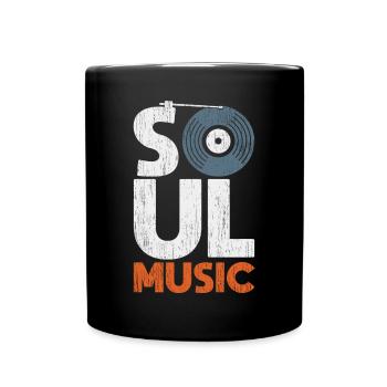Soul musique cadeau enfants Noël - Mug uni - noir - Devant