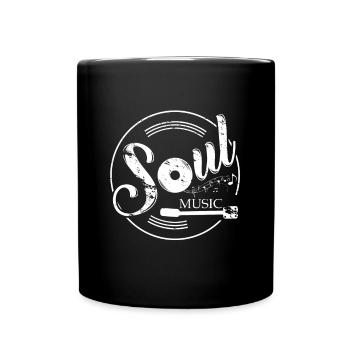 Cadeau pour lecteur de musique soul - Mug uni - noir - Devant