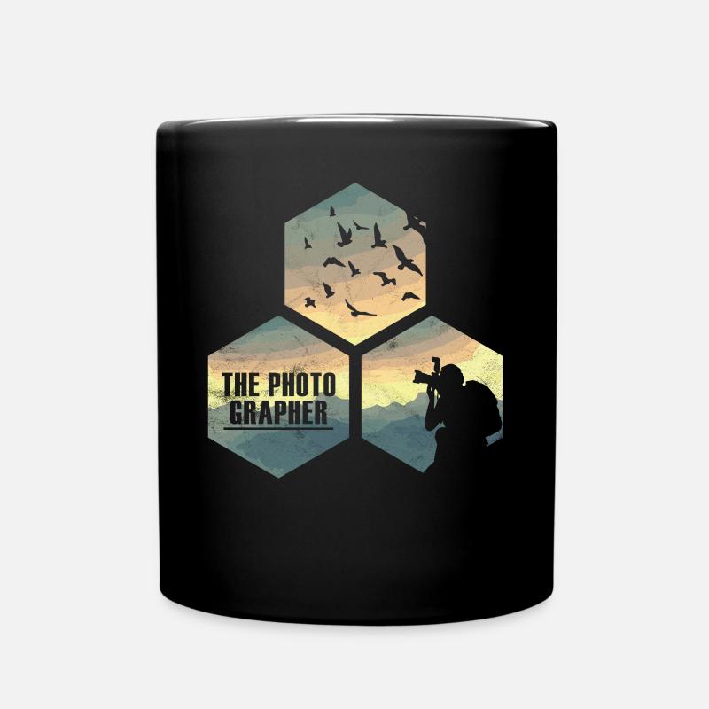 Appareil photo reflex numérique - Mug uni - noir