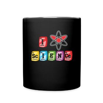 Amour de la science - Mug uni - noir - Devant