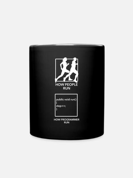 Programmierer - Tasse einfarbig - Schwarz