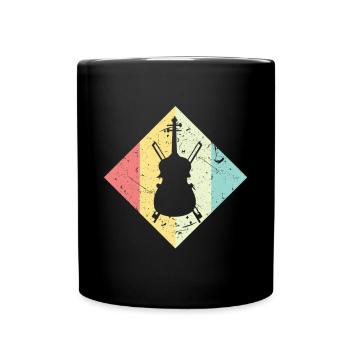 Kontrabass - Tasse einfarbig - Schwarz - Vorne