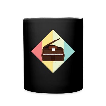 Pianist - Tasse einfarbig - Schwarz - Vorne