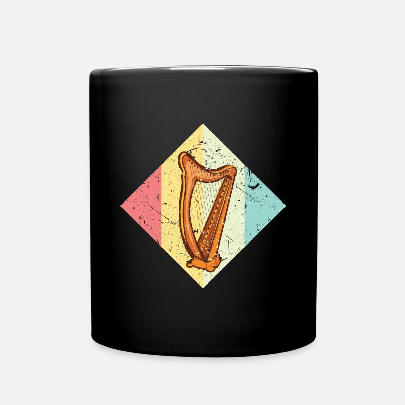 harpe - Mug uni - noir