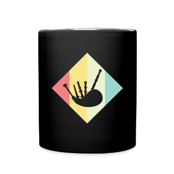 Dudelsack - Tasse einfarbig - Schwarz - Vorne