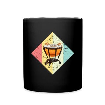 Batterie d'orchestre - Mug uni - noir - Devant