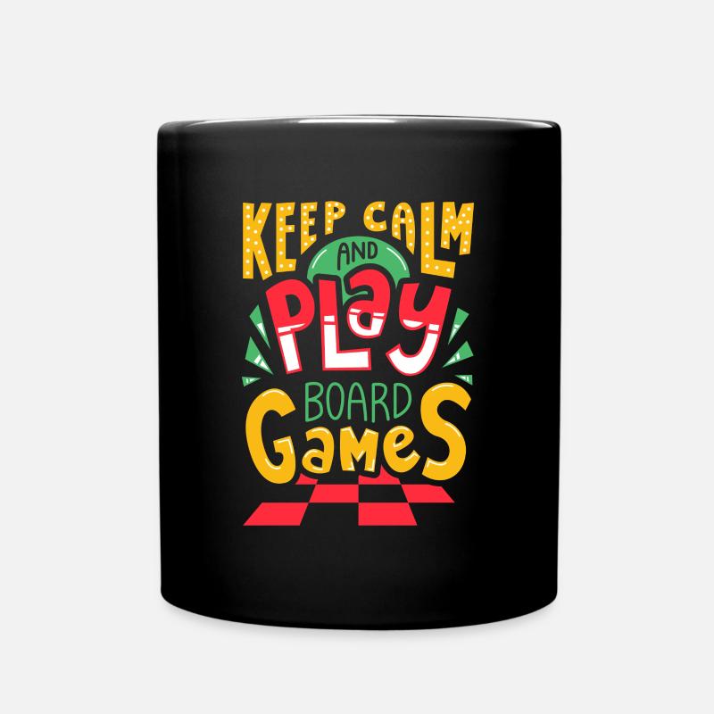 Jouer à des jeux de société - Mug uni - noir