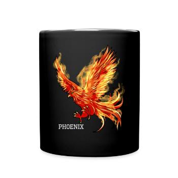 phoenix - Tasse einfarbig - Schwarz - Vorne