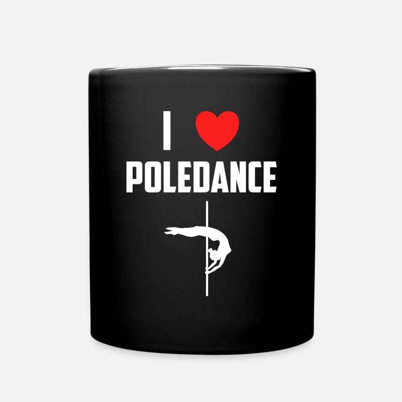 J'adore le poledancing - Mug uni - noir