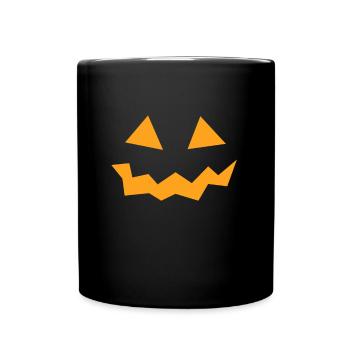 pumpkin - Full Colour Mug - black - Front