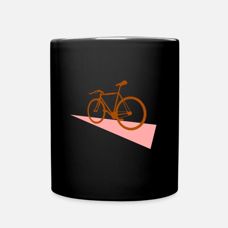 Fahrrad - Tasse einfarbig - Schwarz