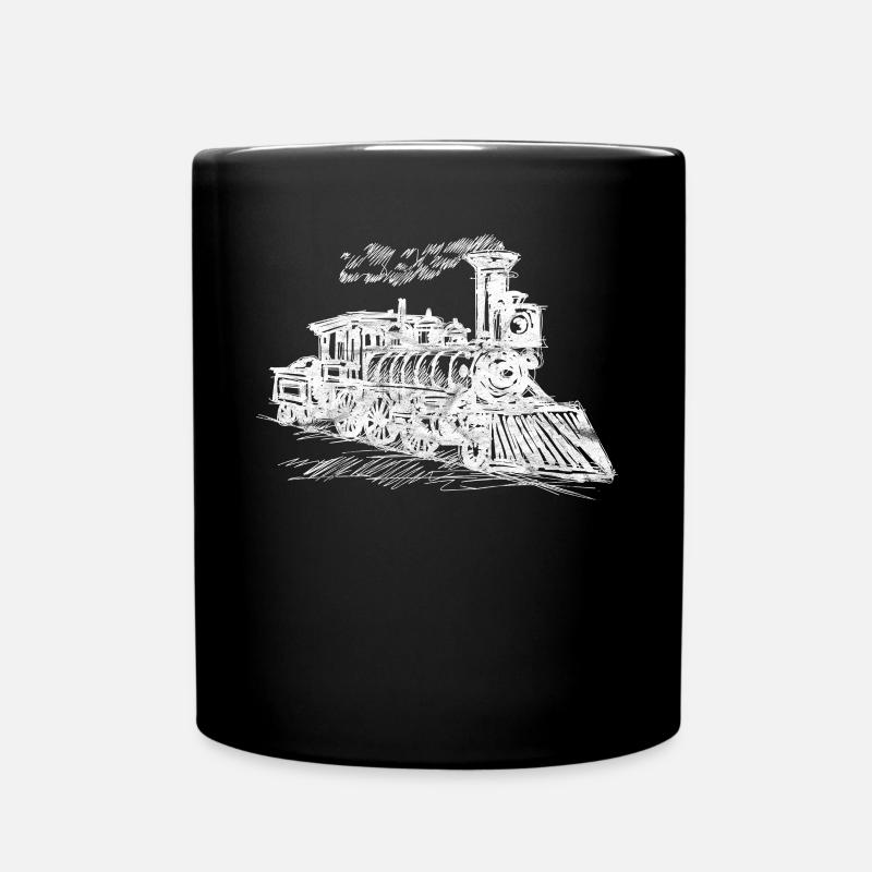 Zug - Tasse einfarbig - Schwarz