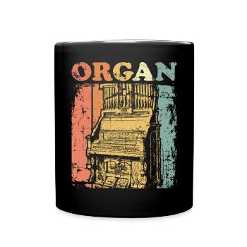 organ - Full Colour Mug - black - Front
