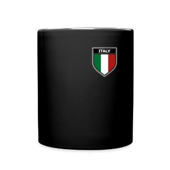 Italy - Full Colour Mug - black - Front