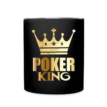 POKER KING online - Full Colour Mug - black - Front
