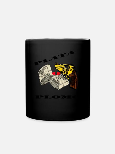Plata o Plomo Narcos - Tasse einfarbig - Schwarz