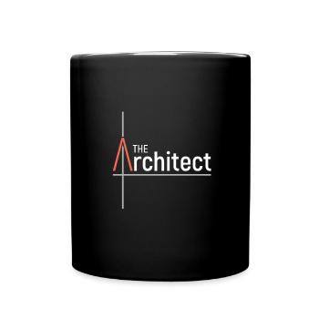 The Architect fArchitekt Maurer Meister - Tasse einfarbig - Schwarz - Vorne