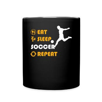 Soccer - cadeau pour hommes et femmes - Mug uni - noir - Devant