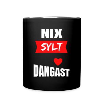 NIX SYLT DANGAST - Tasse einfarbig - Schwarz - Vorne