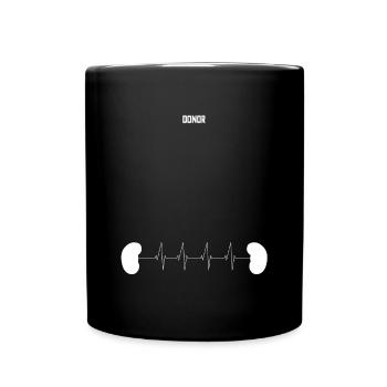 Gift for kidney donor - Full Colour Mug - black - Front