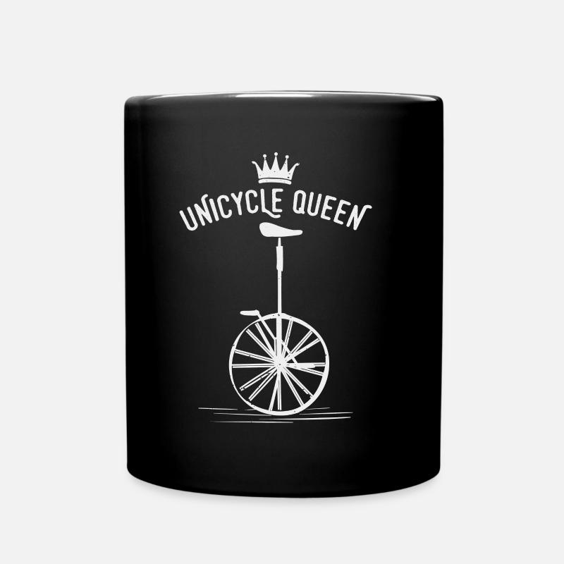 unicycle - Full Colour Mug - black