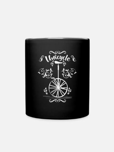 monocycle - Mug uni - noir