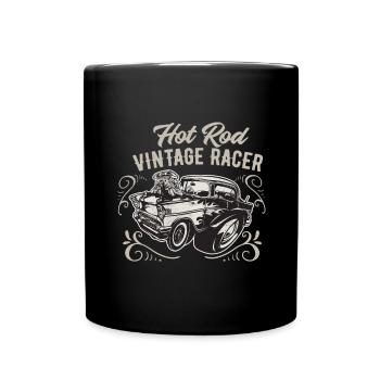 Hot Rod Vintage - Full Colour Mug - black - Front