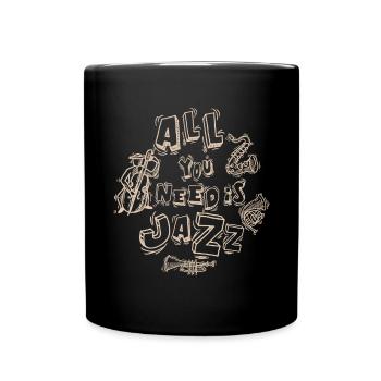 Jazz - Tasse einfarbig - Schwarz - Vorne