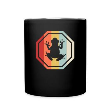 Grenouille grenouille crapaud - Mug uni - noir - Devant