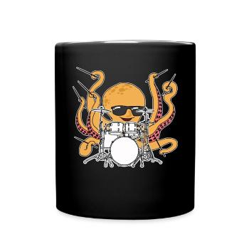 Pilons de batterie - Mug uni - noir - Devant