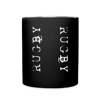 Rugby Rugby - Tasse einfarbig - Schwarz - Vorne