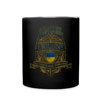 Ukraine - Full Colour Mug - black - Front