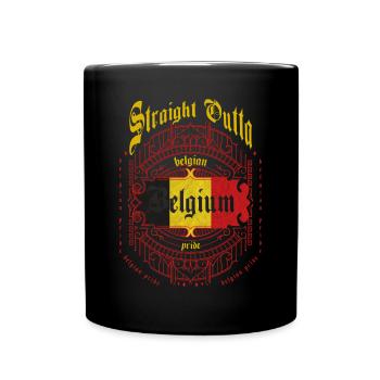 Belgium - Full Colour Mug - black - Front