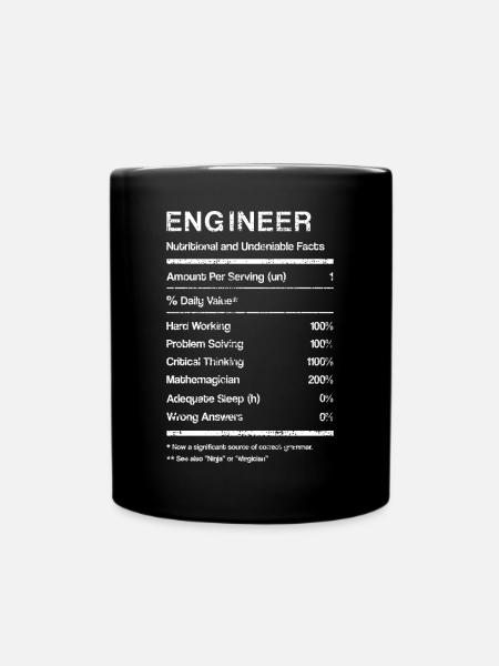 Ingénieurs de faits - Mug uni - noir