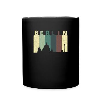 Skyline de Berlin - Mug uni - noir - Devant