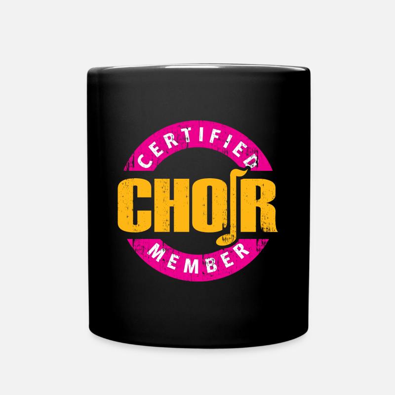 Enfants de la chorale certifiés - Mug uni - noir
