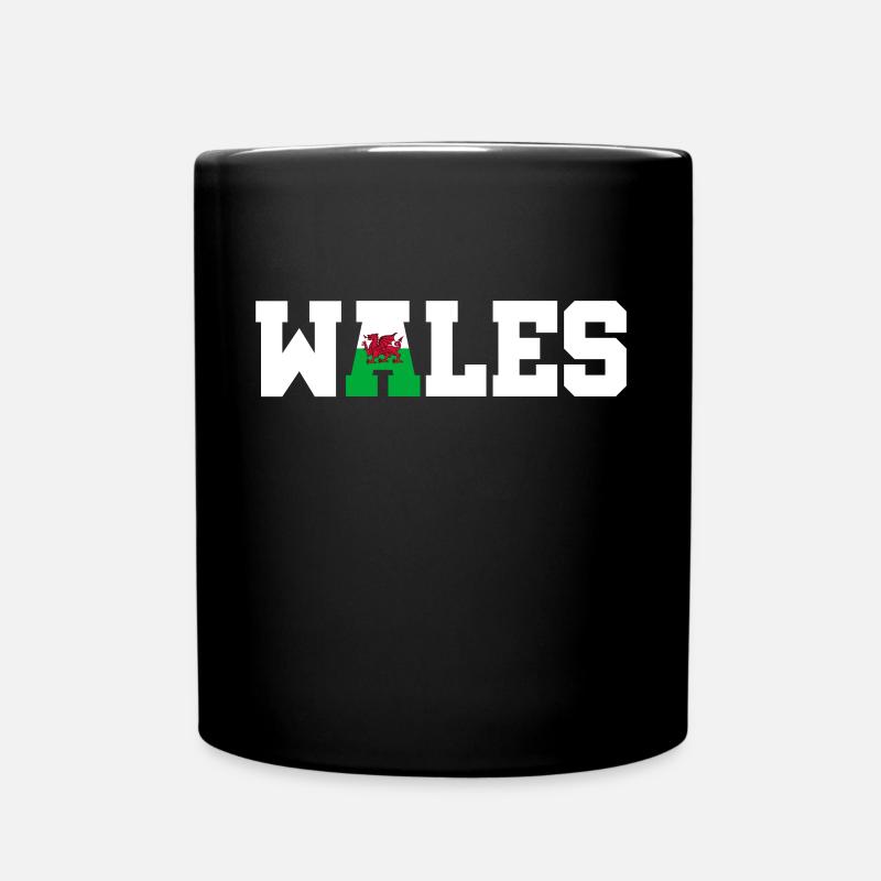 Wales Wales Wales - Full Colour Mug - black