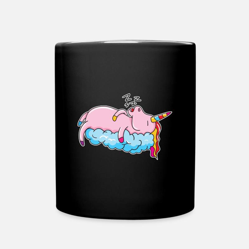 Nope de Licorne - Mug uni - noir
