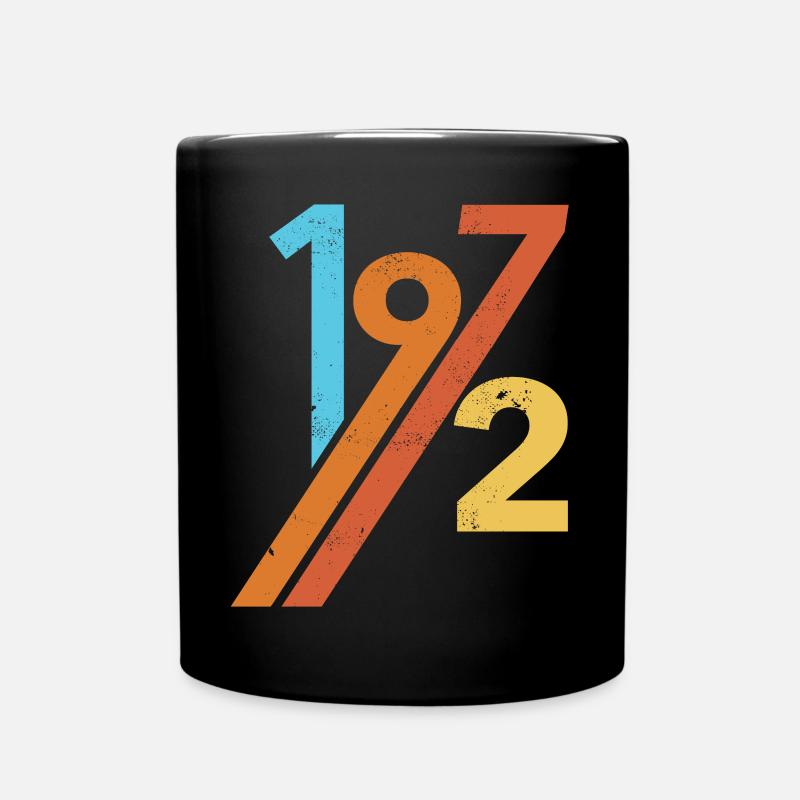 1972 anniversaire - Mug uni - noir