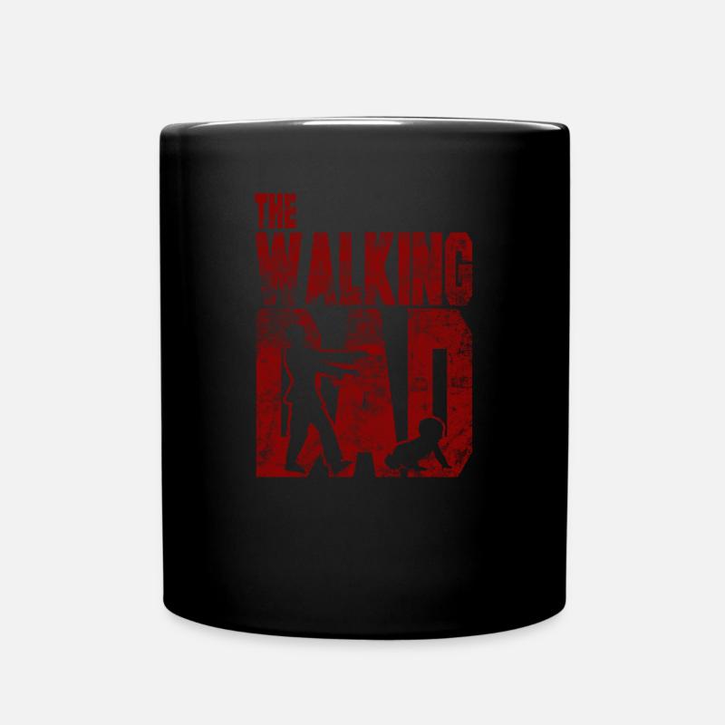 The Walking Dad - Tasse einfarbig - Schwarz
