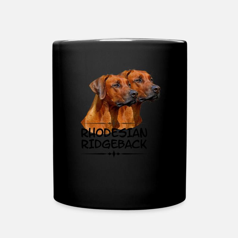 Rhodesian Ridgeback - Tasse einfarbig - Schwarz