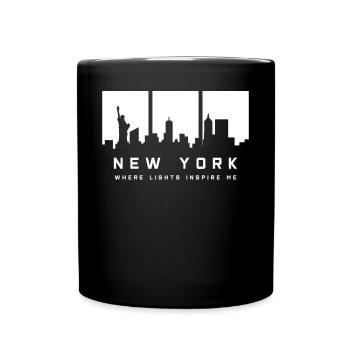 NEW YORK SKYLINE Souvenir - Tasse einfarbig - Schwarz - Vorne