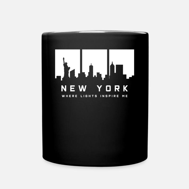 NEW YORK SKYLINE Souvenir - Tasse einfarbig - Schwarz
