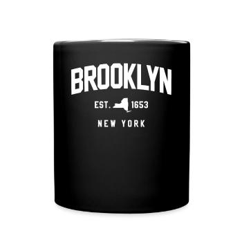 BROOKLYN SHIRT - Tasse einfarbig - Schwarz - Vorne