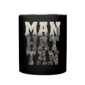MANHATTAN CHEMISE - Mug uni - noir - Devant